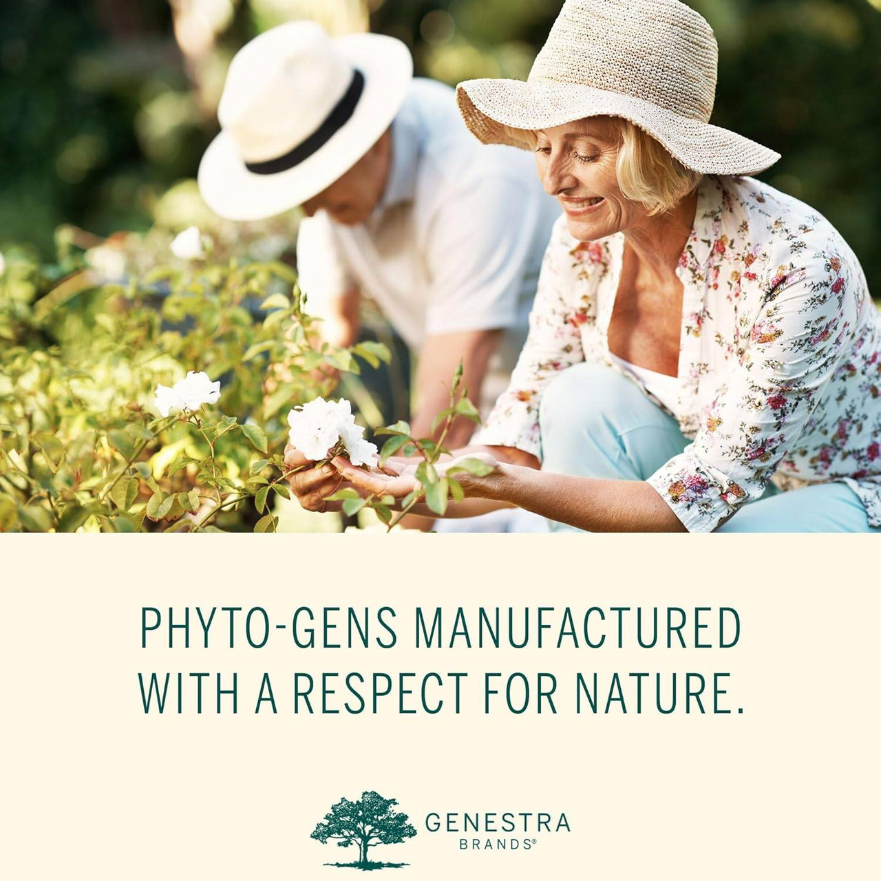 Couple gardening, Phyto-Gens manufactured with a respect for nature graphic