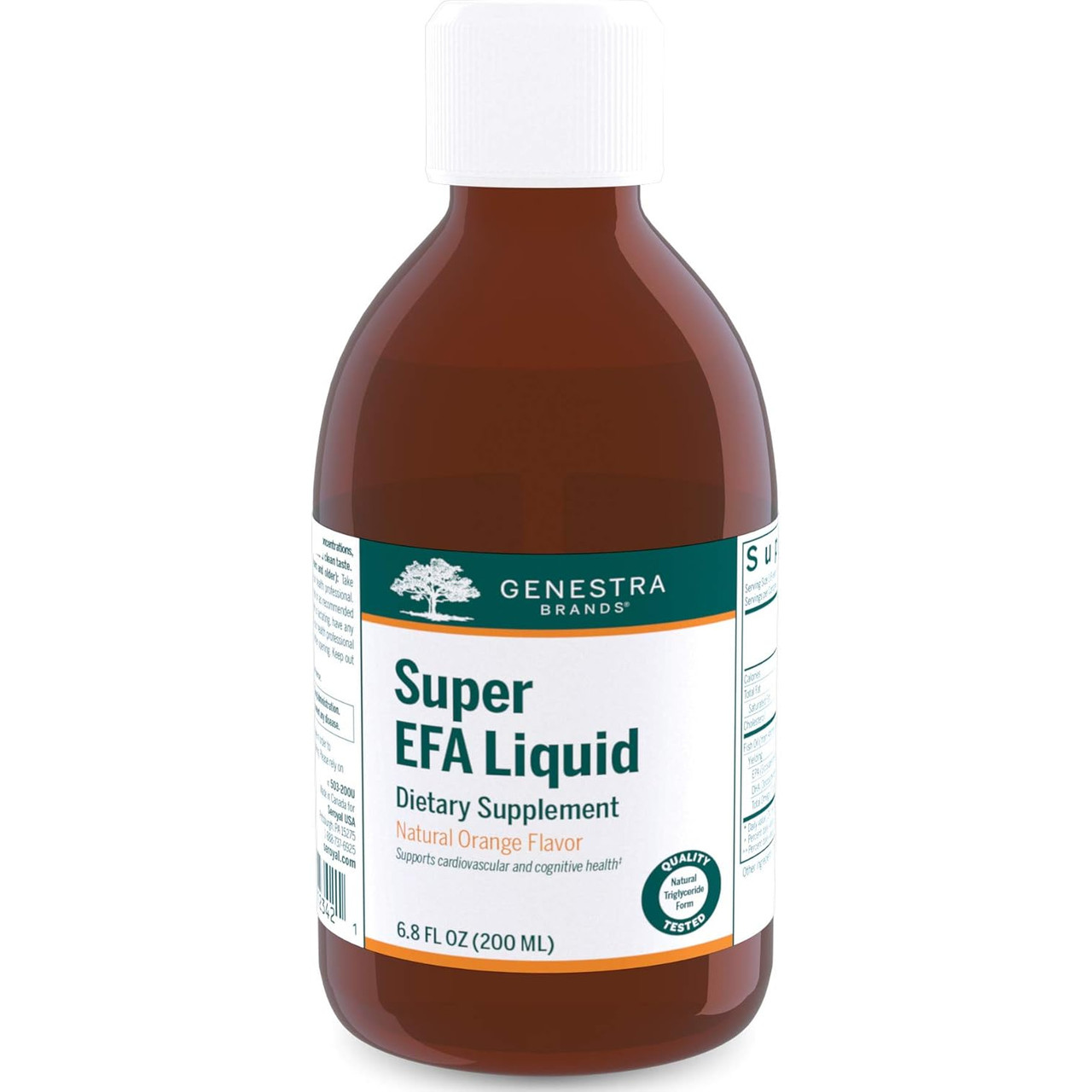 Genestra Brands Super EFA Liquid, Natural Orange Flavor