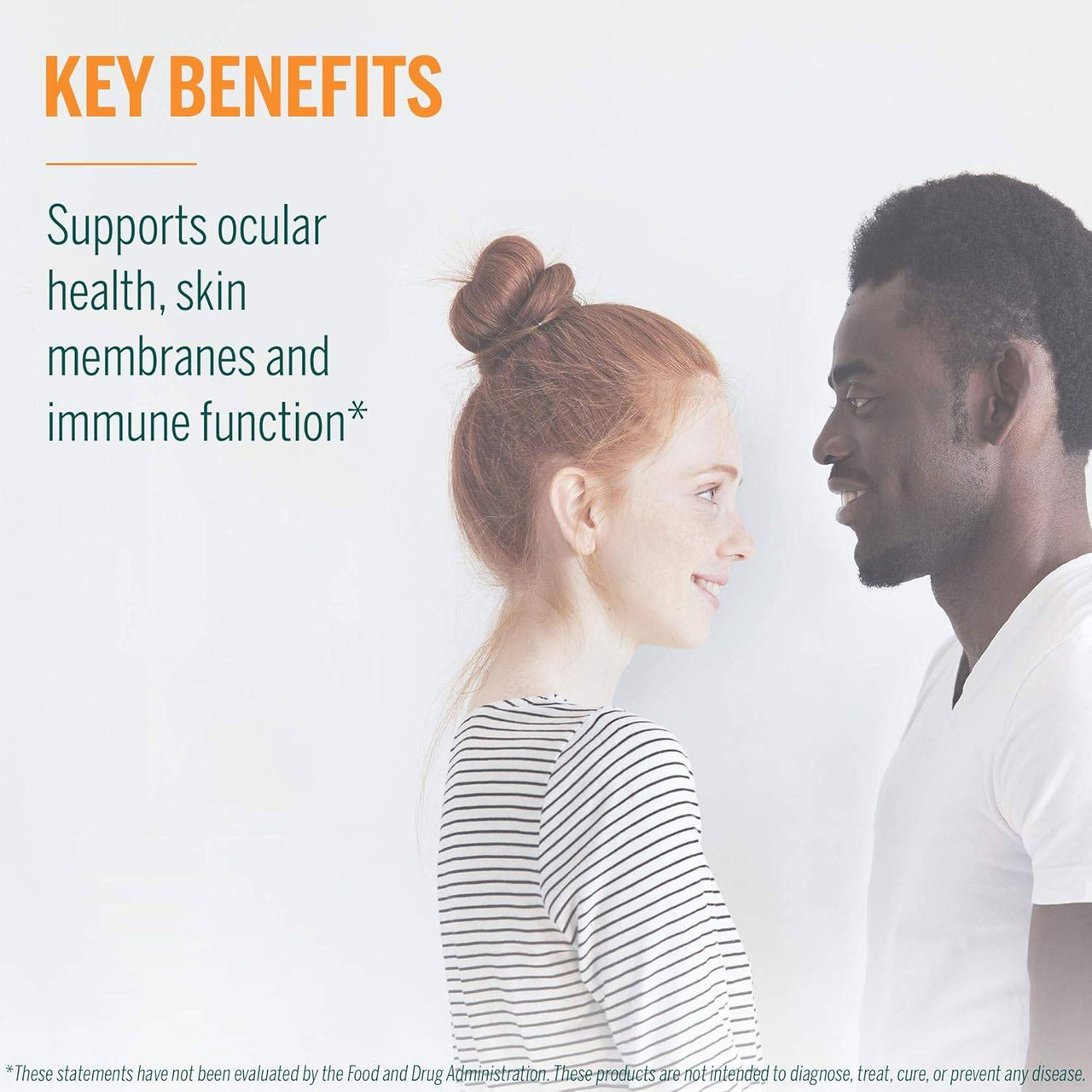 Couple in profile, Genestra key benefits graphic