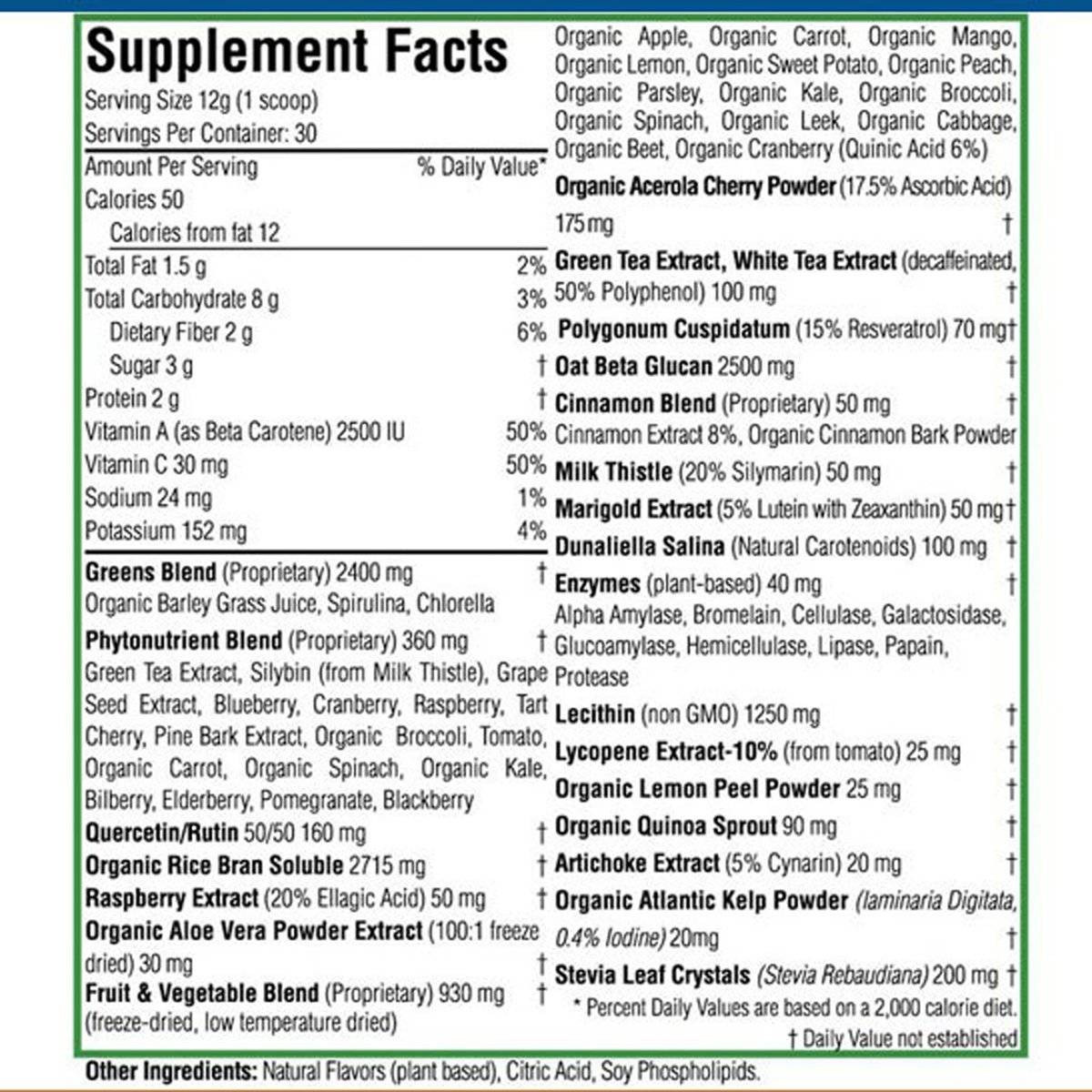 BioPharma Scientific NanoGreens10 Strawberry - 360 Grams