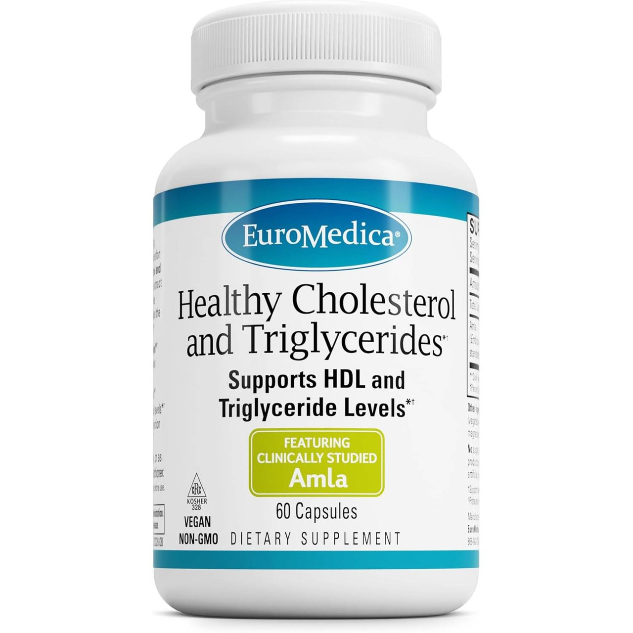 EuroMedica Healthy Cholesterol and Triglycerides - 60 Capsules EUMD03264 45.99