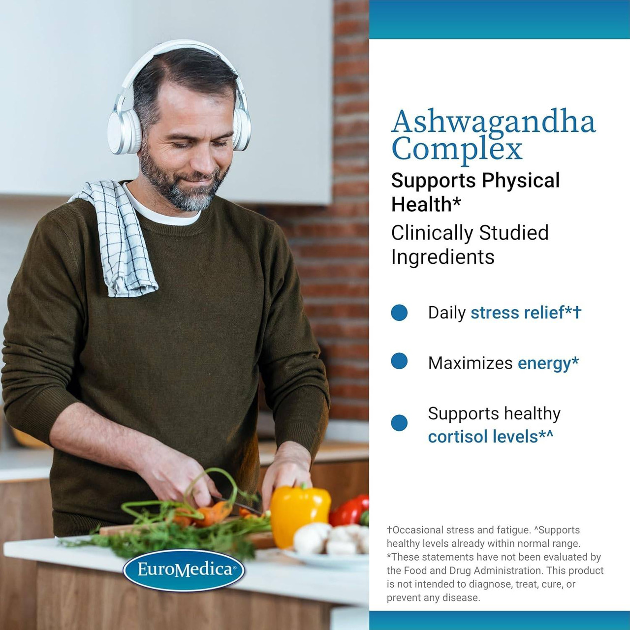 EuroMedica Ashwagandha Complex - 60 Capsules