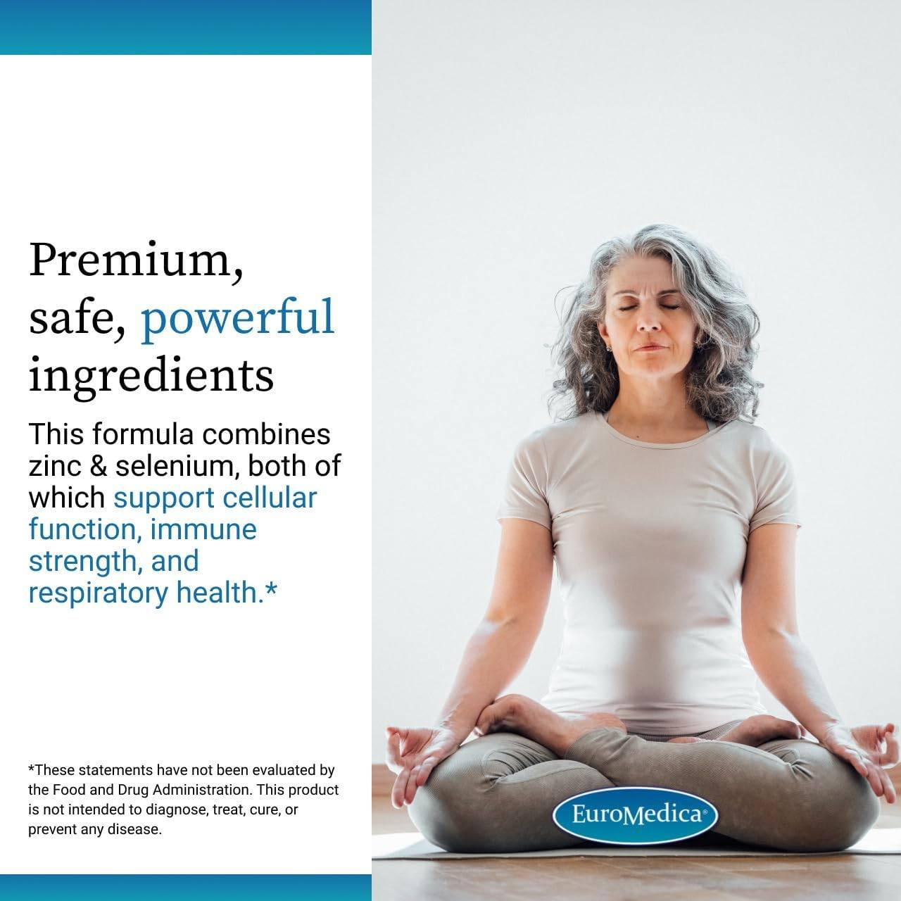 EuroMedica Zinc plus Selenium - 60 Capsules