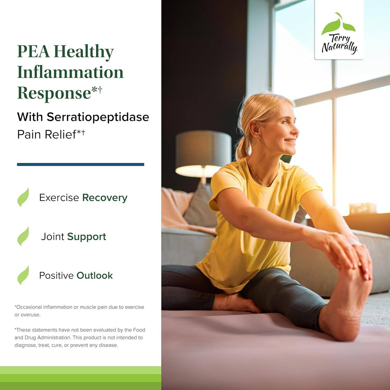 EuroMedica PEA Healthy Inflammation Response - 60 Capsules