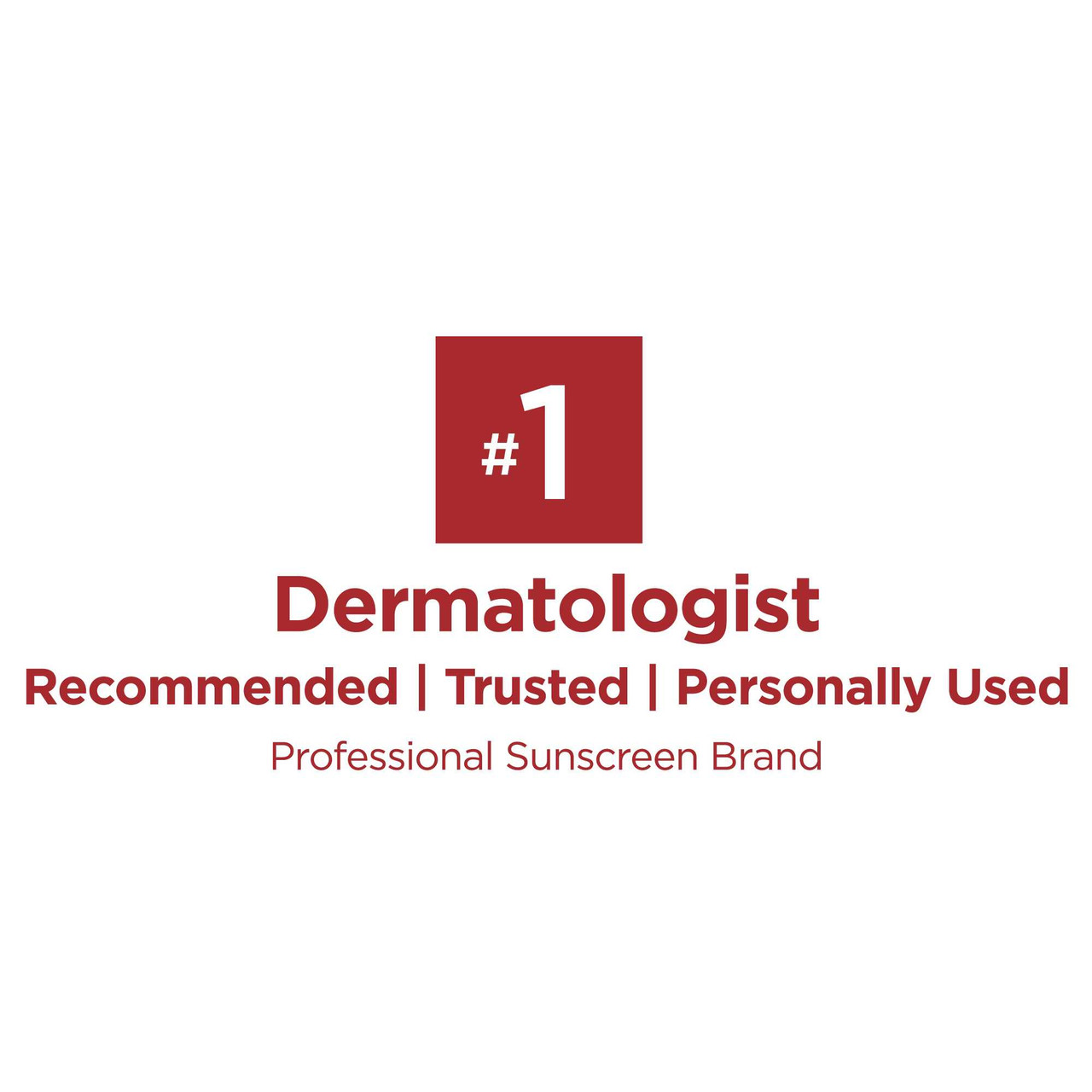 EltaMD #1 dermatologist recommended professional sunscreen brand graphic