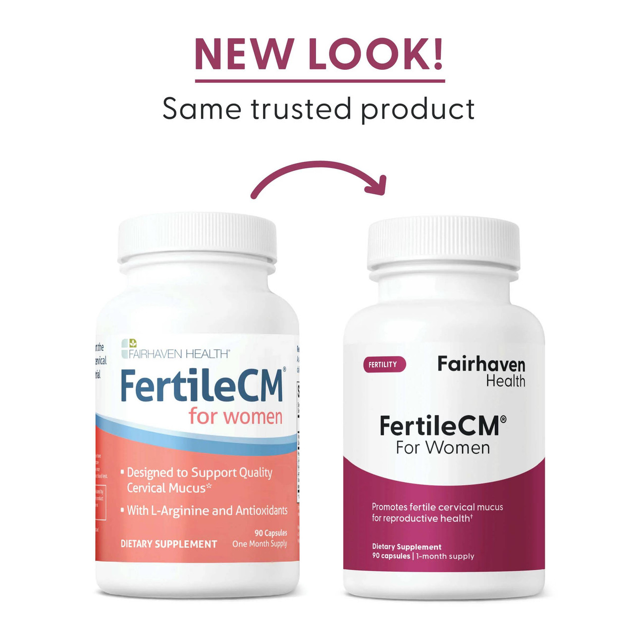 Fairhaven Health FertileCM for for Women - Female Fertility Supplement - 90 Capsules