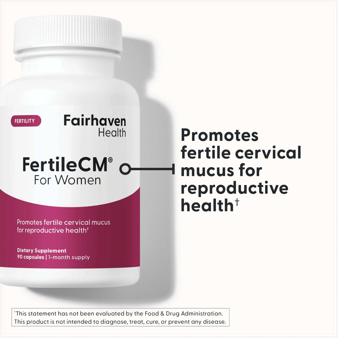 Fairhaven Health FertileCM for for Women - Female Fertility Supplement - 90 Capsules