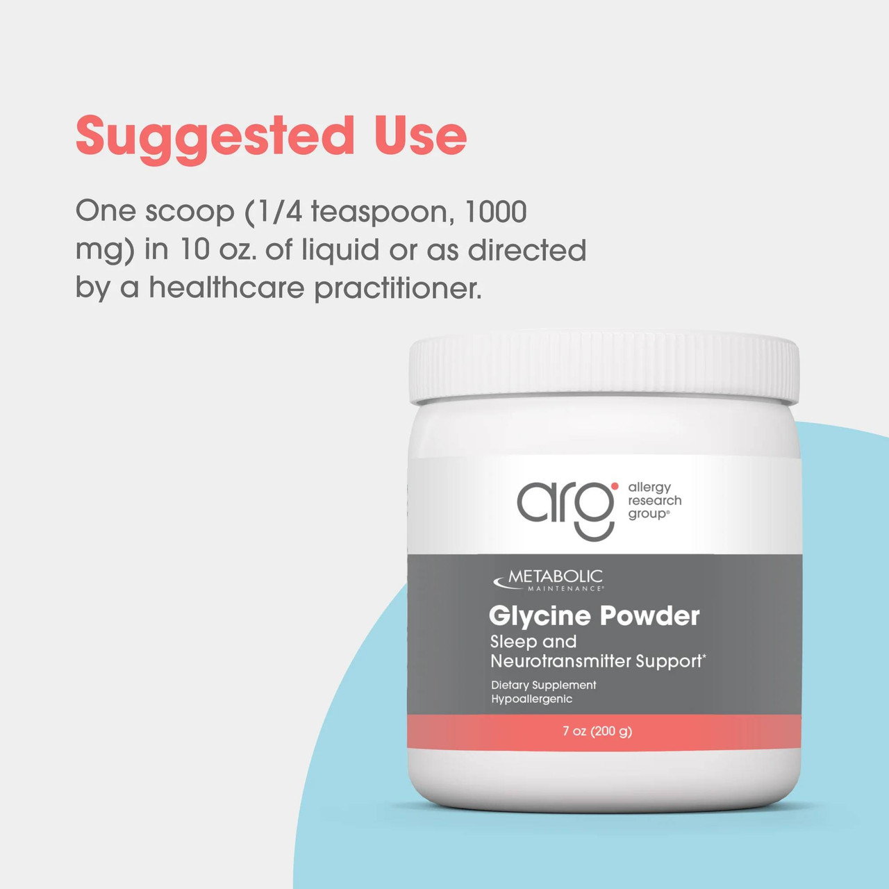 Metabolic Maintenance Glycine Powder - 200 Grams