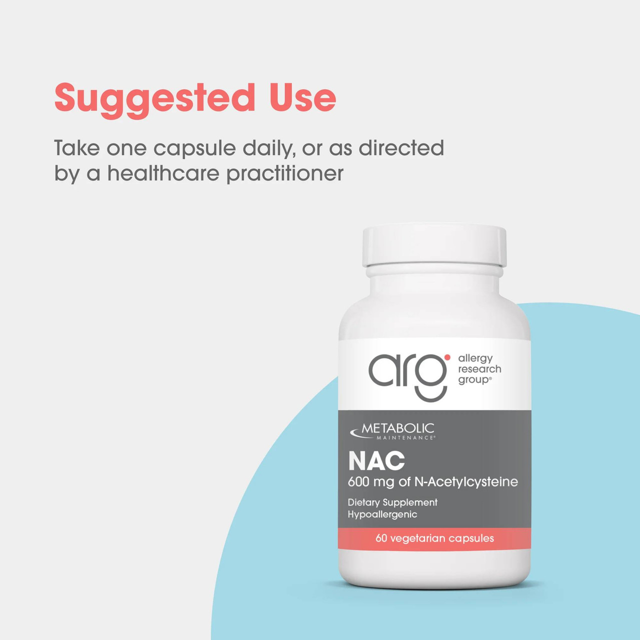 Metabolic Maintenance NAC 600mg - 60 Capsules