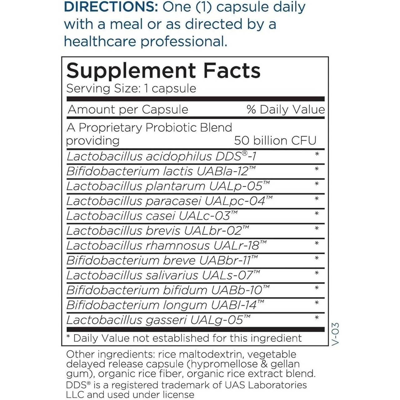 Metabolic Maintenance BioMaintenance Shelf Stable Probiotic 50 billion 12 Strains - 60 Capsules