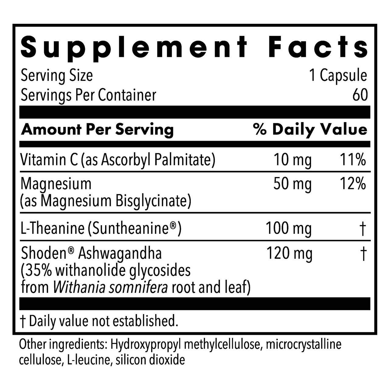 Metabolic Maintenance Ashwagandha Plus - 60 Capsules