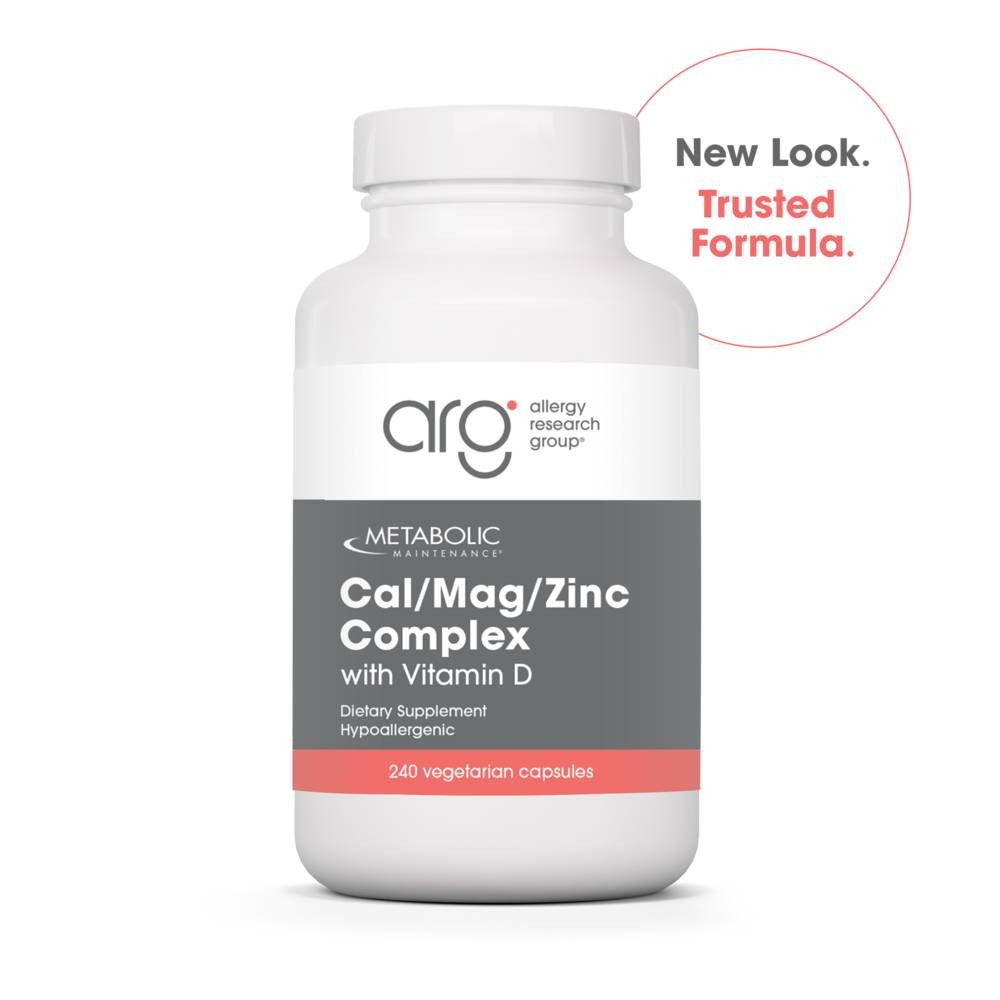 Metabolic Maintenance Cal/Mag/Zinc Complex with Vitamin D - 240 Capsules