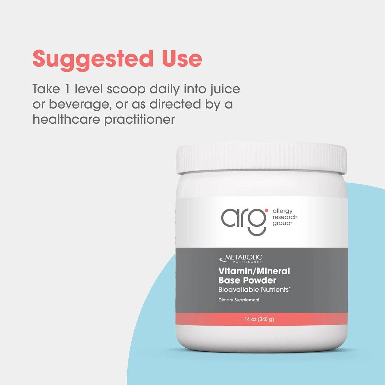 Metabolic Maintenance Custom Vitamin/Mineral Powder - 312 Grams