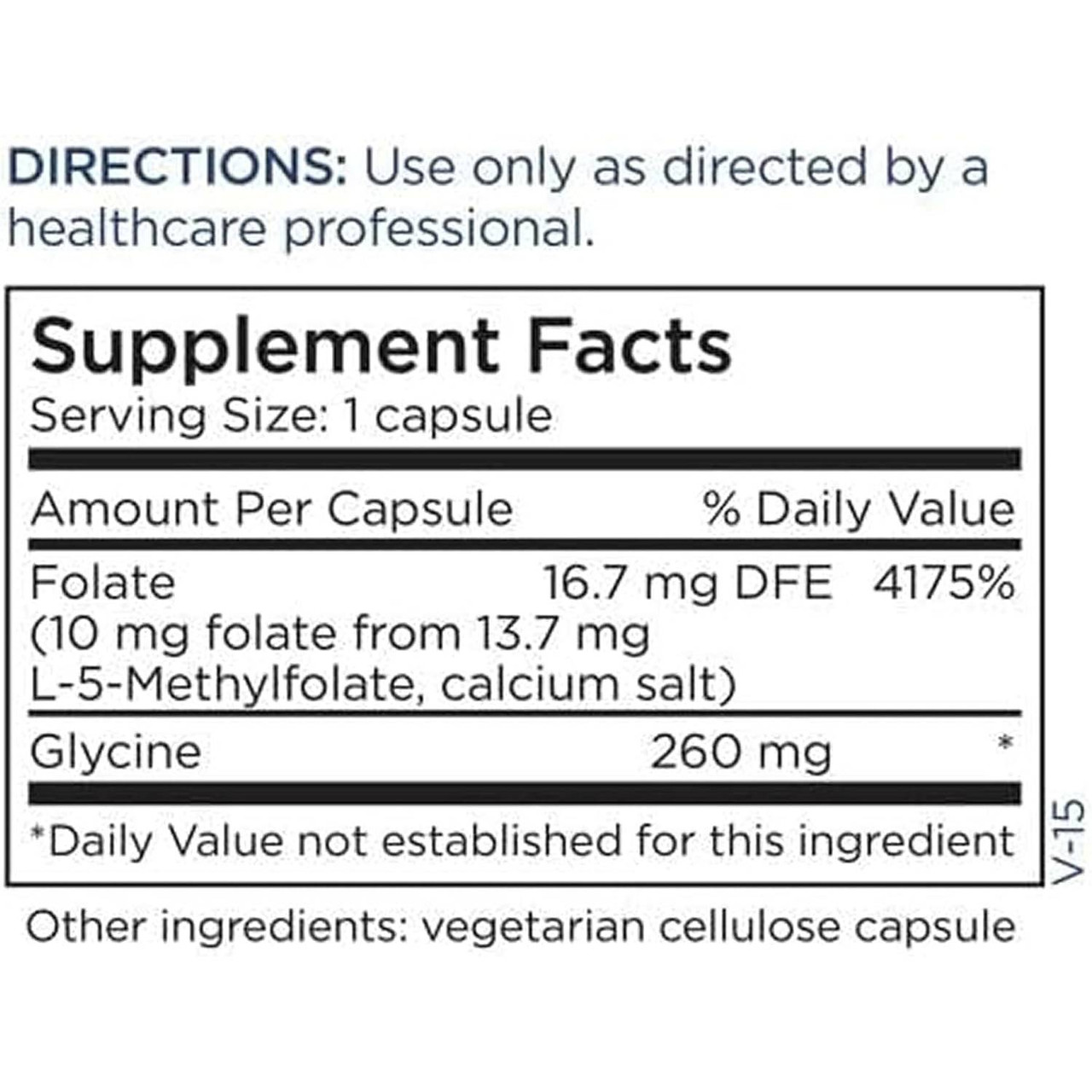 Metabolic Maintenance L-Methylfolate 10mg - 90 Capsules