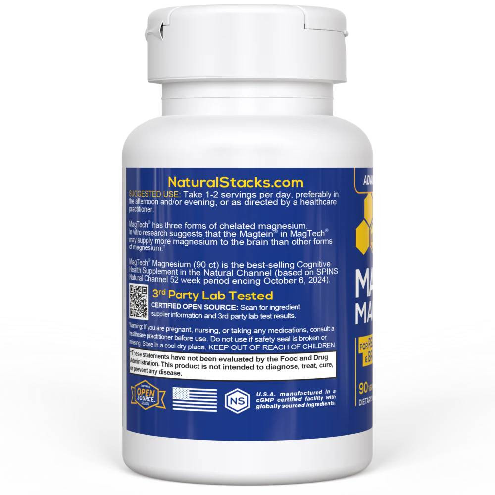 Natural Stacks MagTech - 90 Capsules