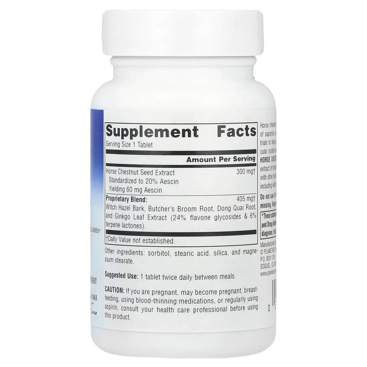 Planetary Herbals Horse Chestnut Vein Strength - 42 Tablets