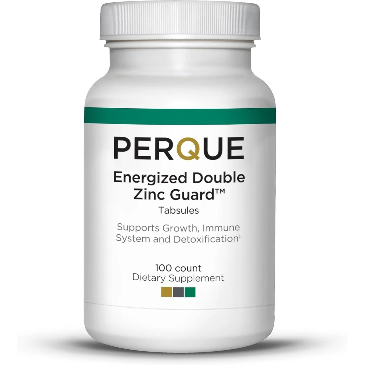 Perque Energized Double Zinc Guard Tabsules 100 count bottle
