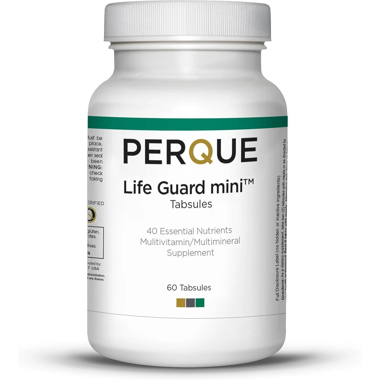 Perque Life Guard Mini 60 tabsule bottle
