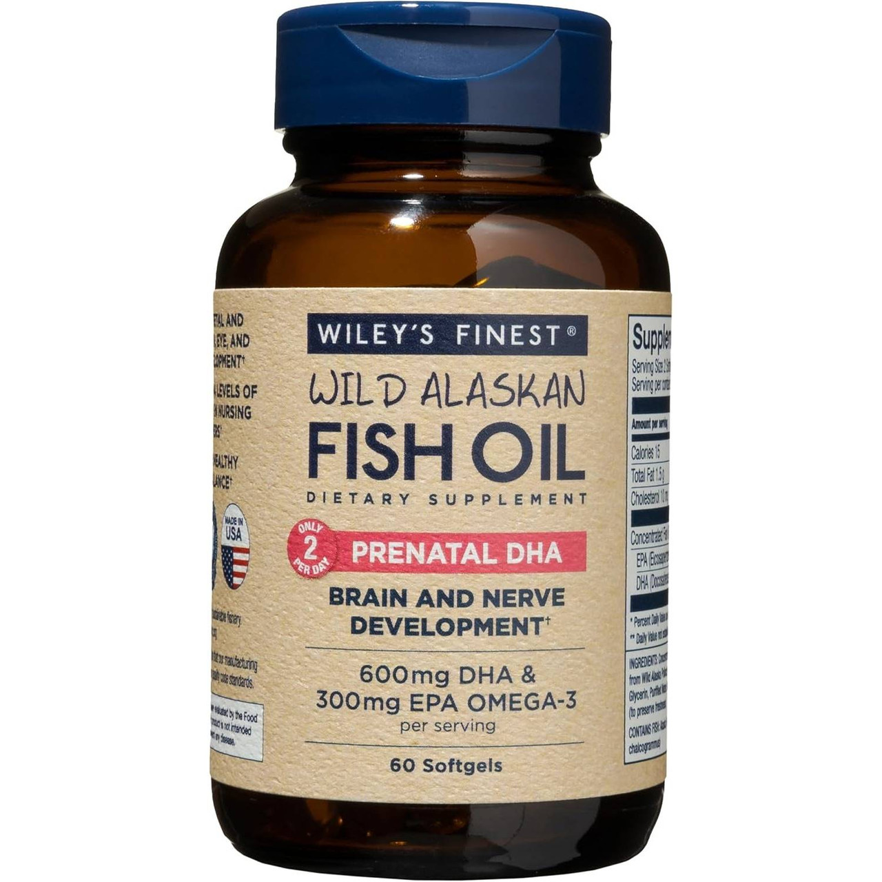 Wileys Finest Fish Oils Prenatal DHA WLFO-FFOPD 29.99