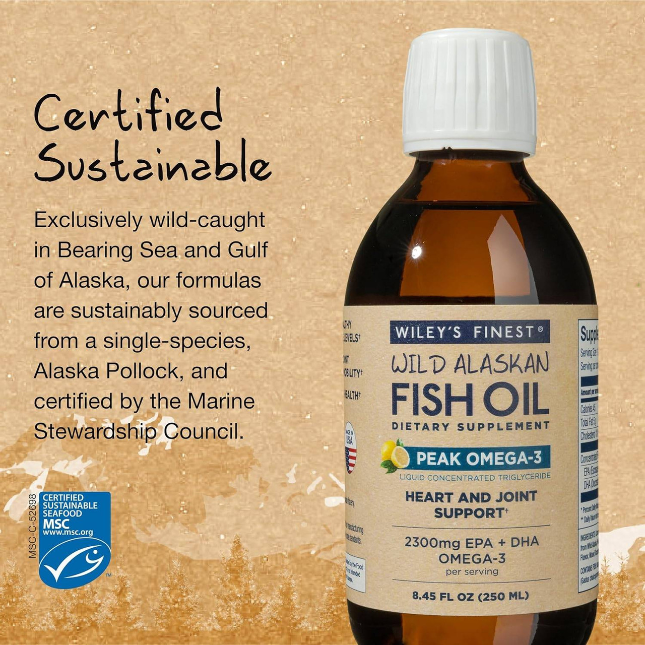 Wileys Finest Fish Oils Peak Omega-3 Liquid