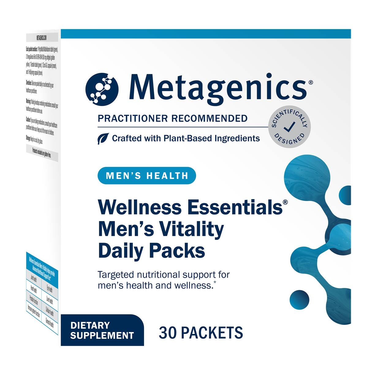 Metagenics Wellness Essentials Men's Vitality Daily Packs - 30 Packets MTGN60641 85.99