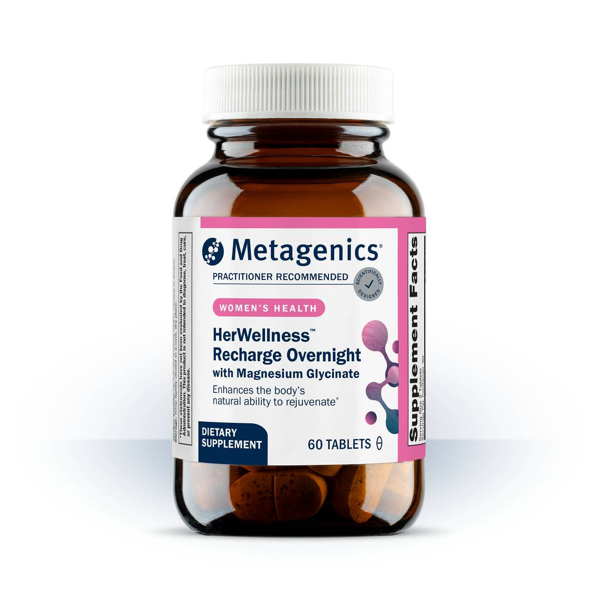 Metagenics HerWellness Recharge Overnight - 60 Tablets MTGN61617 30.99