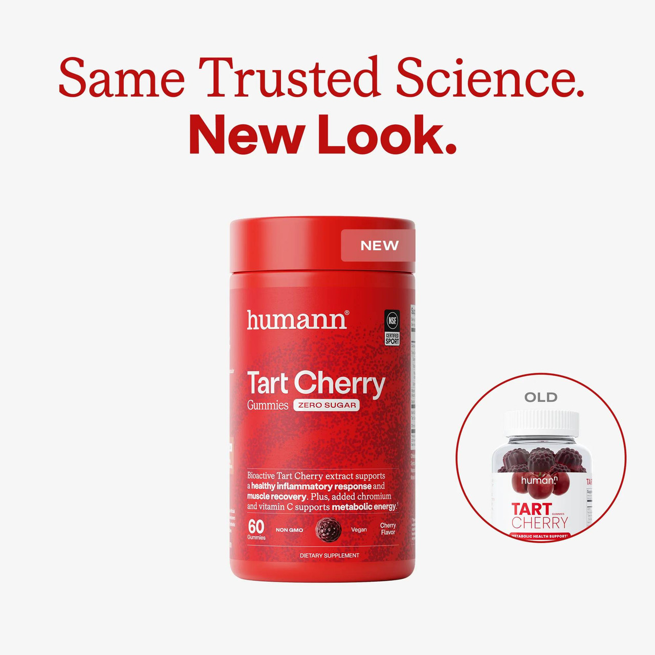 HumanN Tart Cherry Gummies - 60 Gummies