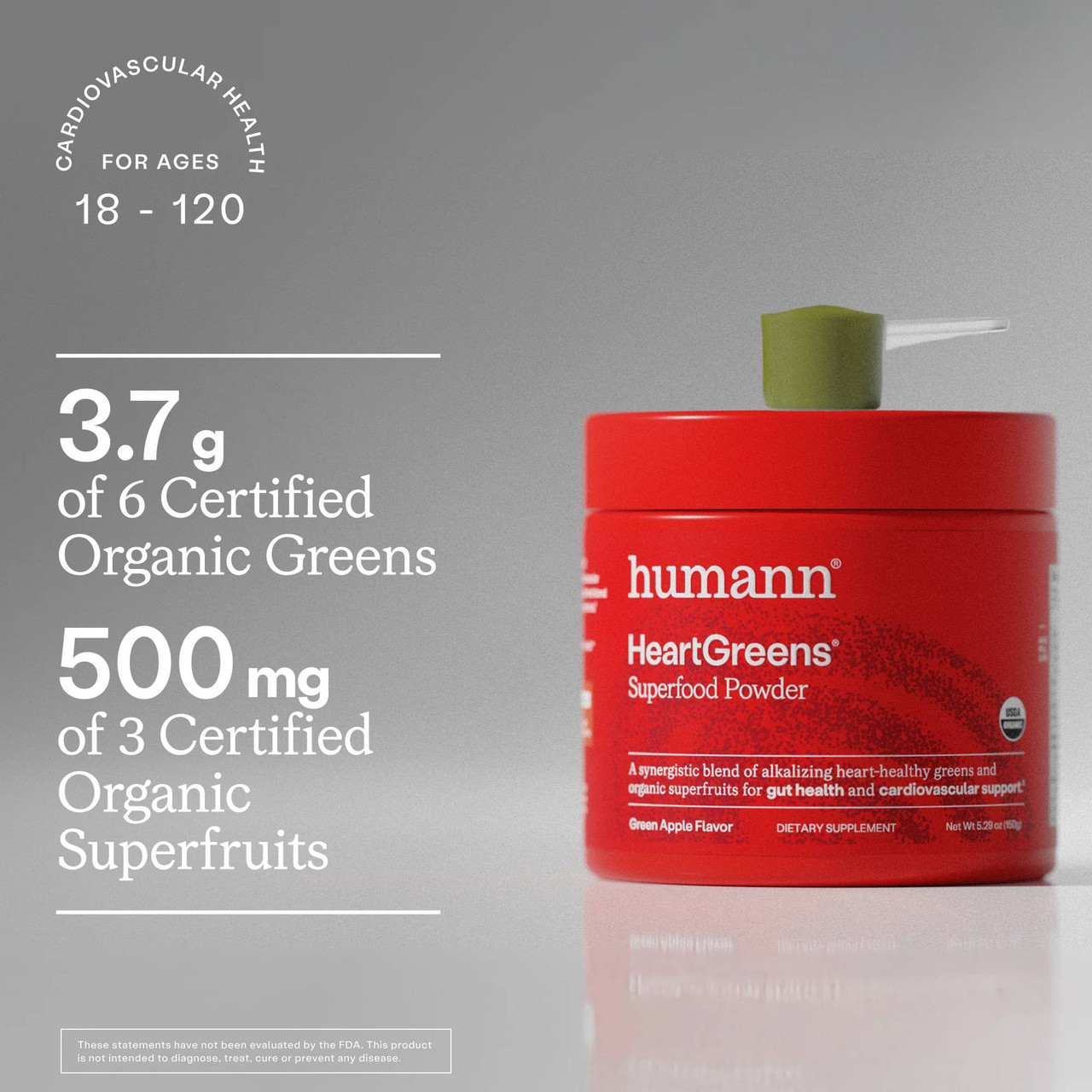 HumanN HeartGreens - 150 Grams