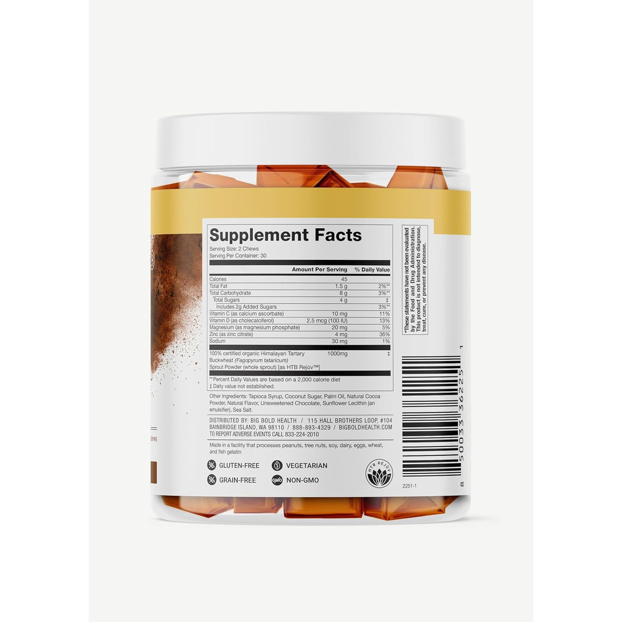 Big Bold Health HTB Immune Energy Chews - 60 Chewables