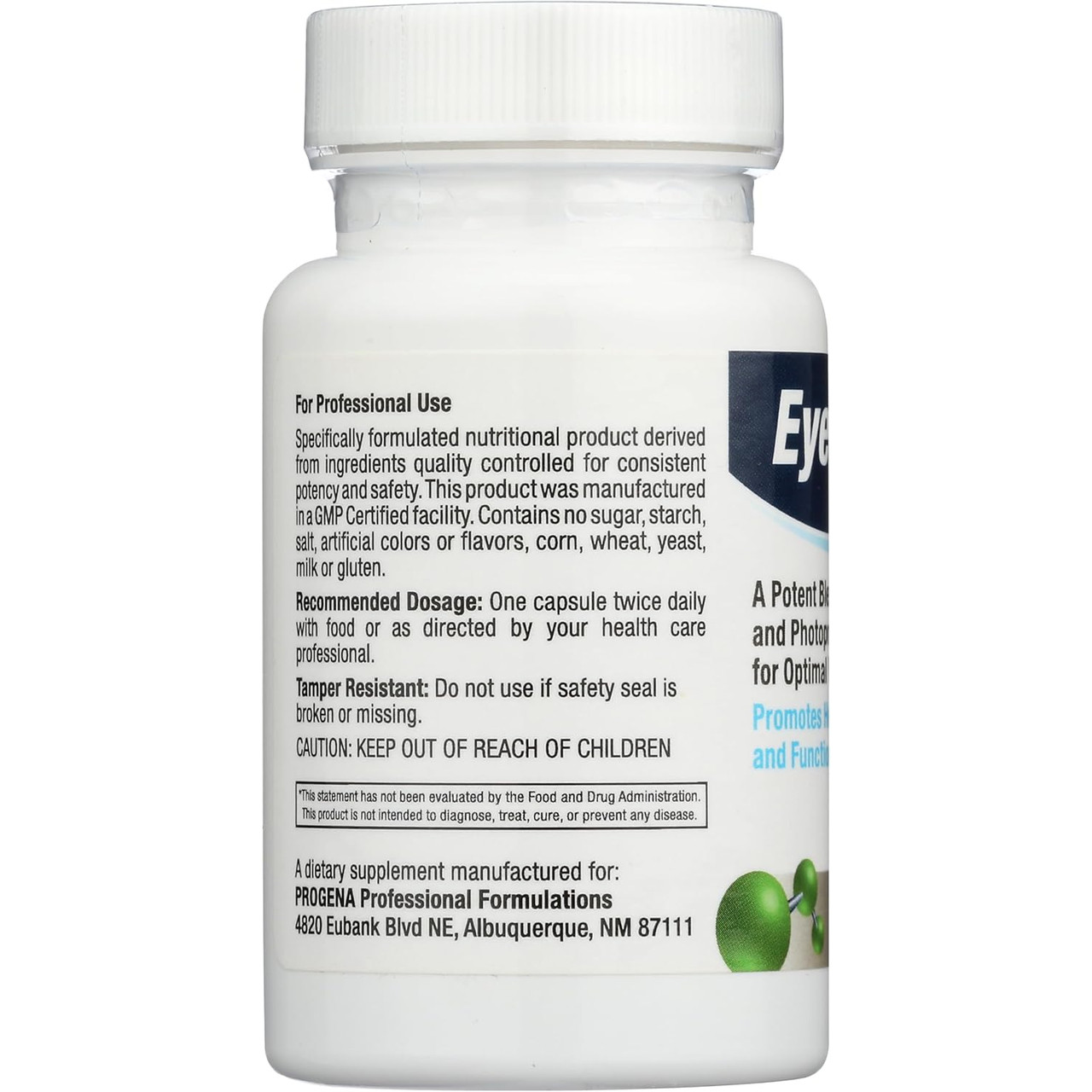Eye Plus professional use directions and Albuquerque manufacturing info