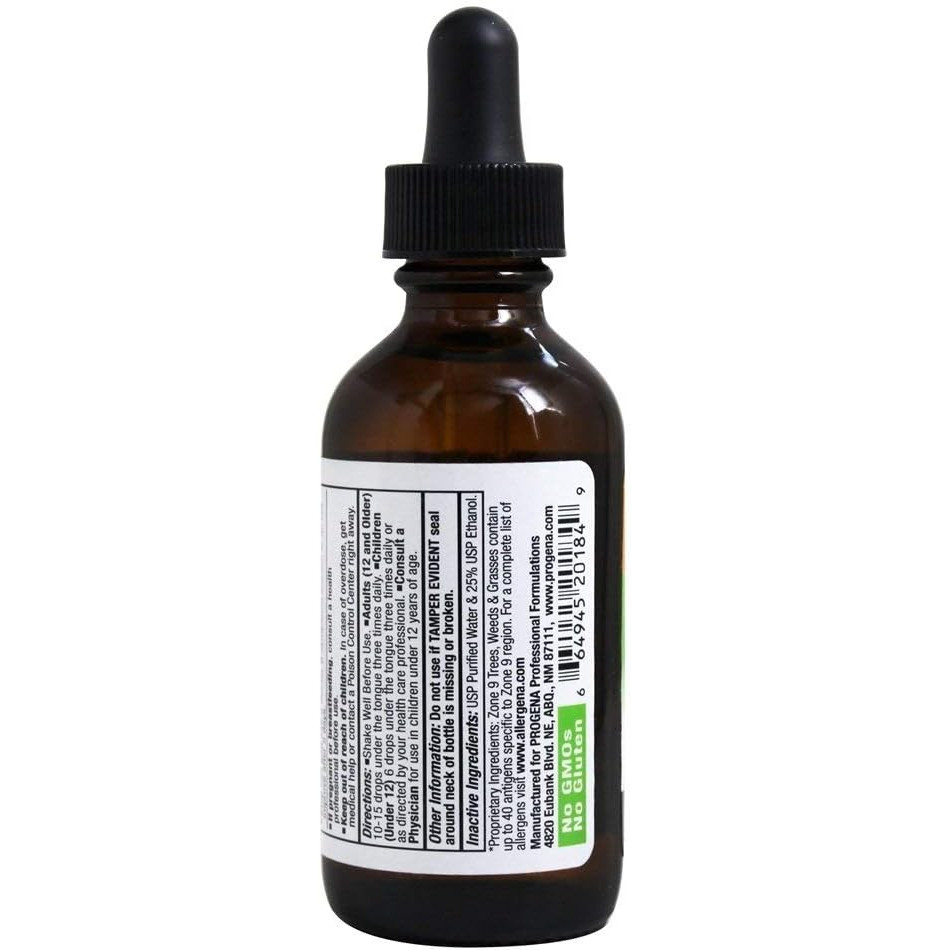 Allergena Zone 9 drug facts with directions warnings and purpose