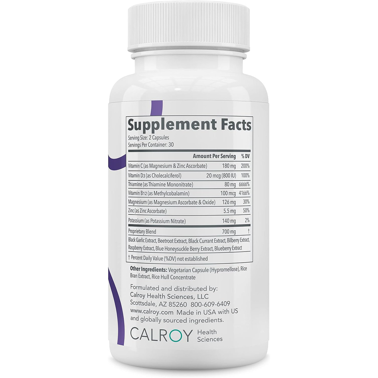 Calroy Health Sciences Vascanox HP - 60 Capsules