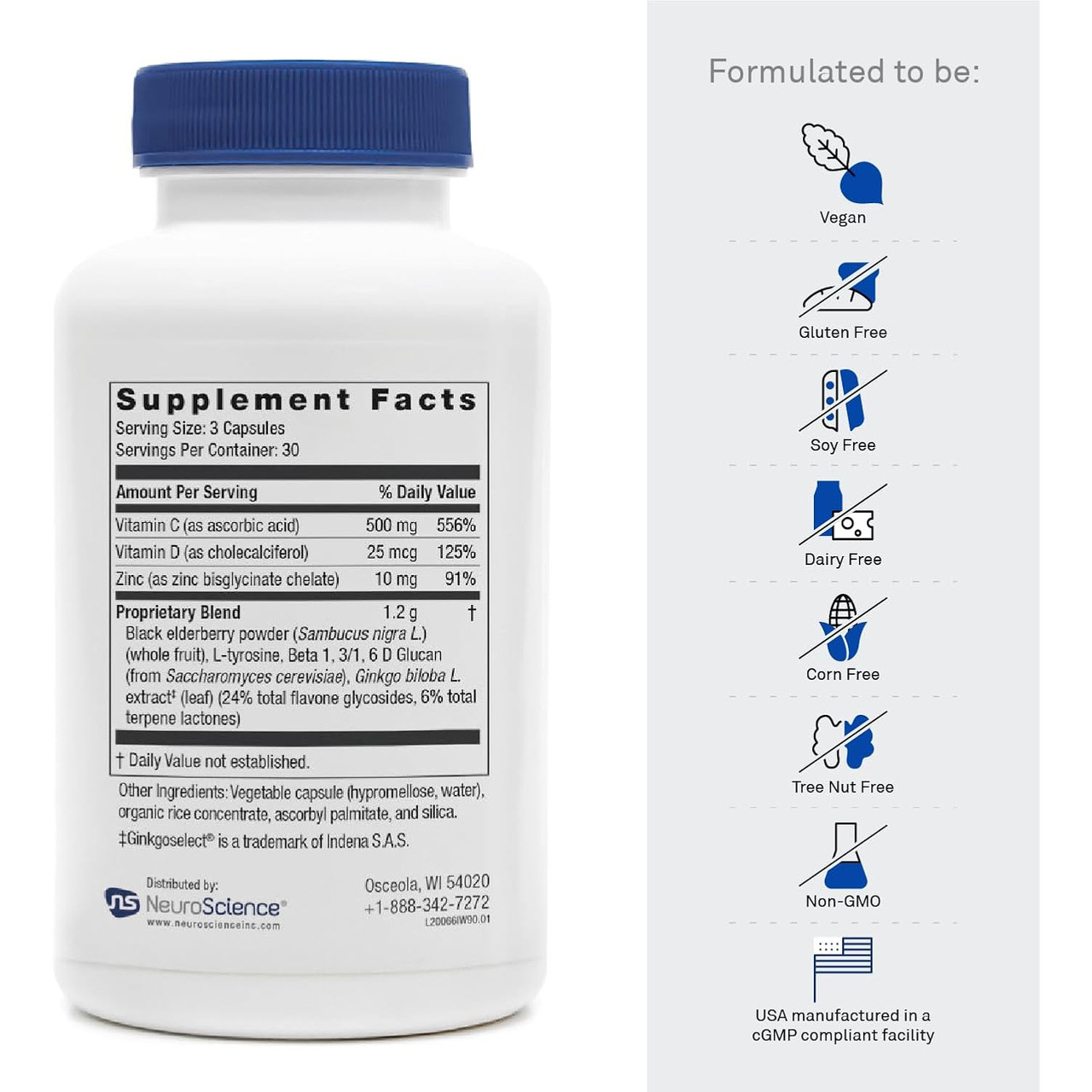 NeuroScience ImmuWell - 90 Capsules