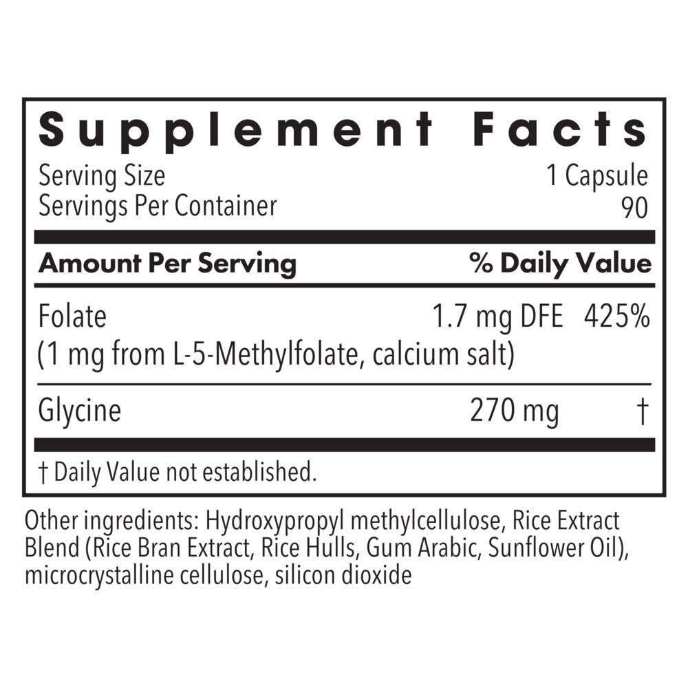 MethylPro L-Methylfolate 5 mg + Cofactors - 30 Capsules