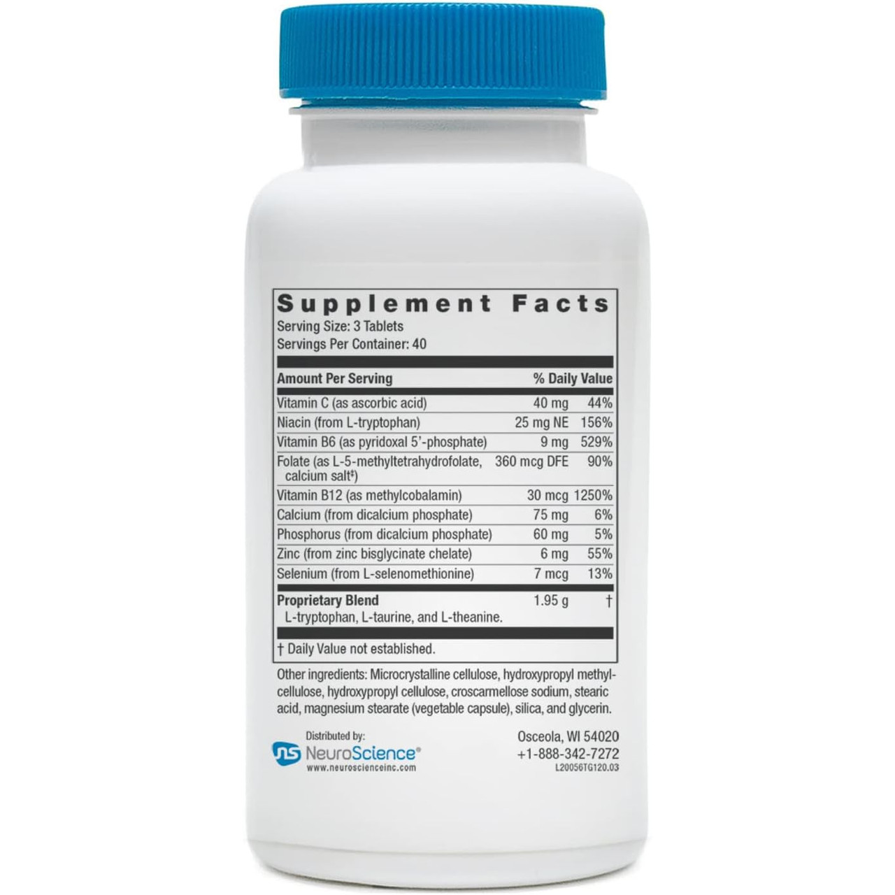 NeuroScience TravaGen - 120 Tablets