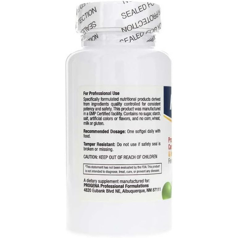 Pro Tec supplement facts with antioxidants directions and other ingredients