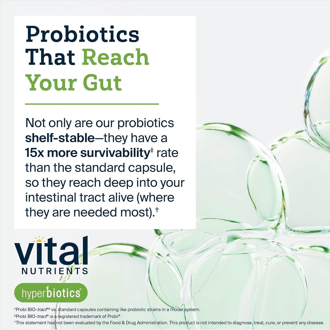 Vital Nutrients Hyperbiotics IBS Support Probiotic - 30 Capsules
