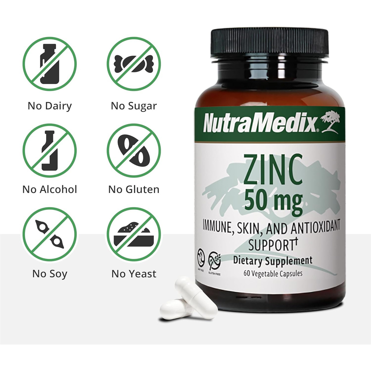 NutraMedix Zinc - 60 Capsules