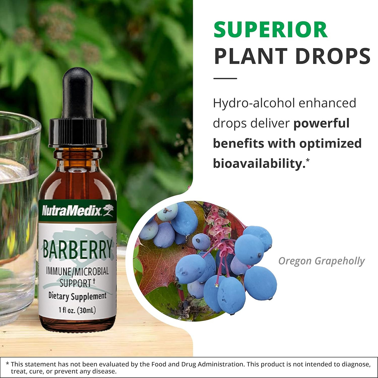 NutraMedix Barberry Microbial Defense - 30 Milliliters