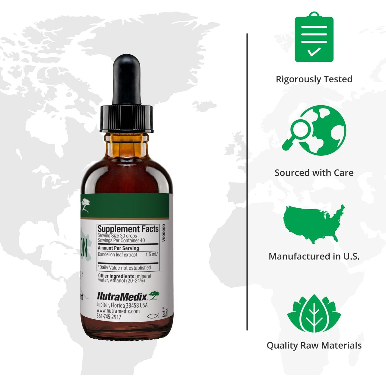 NutraMedix Dandelion - 60 Milliliters