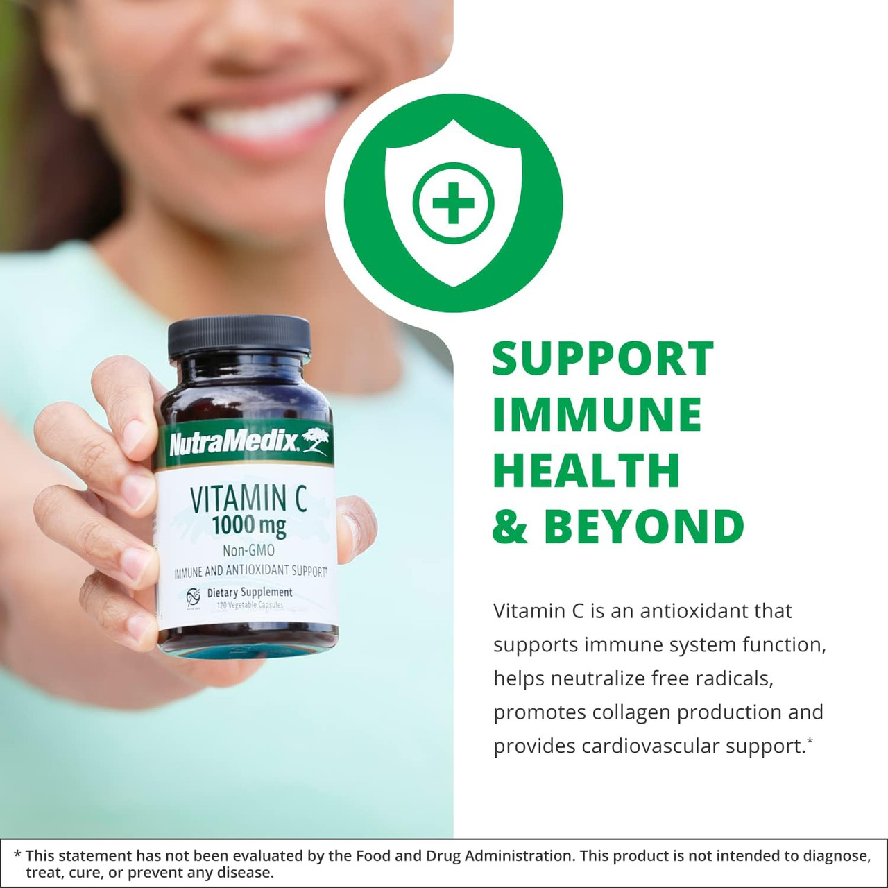 NutraMedix Vitamin C - 120 Capsules