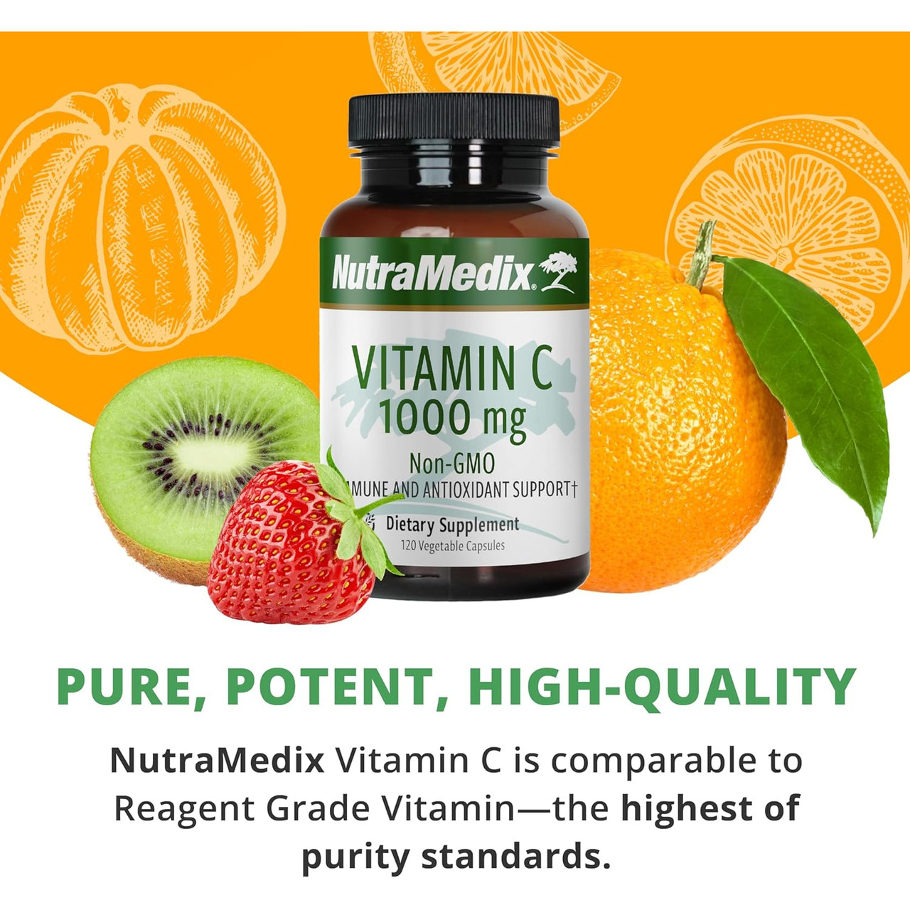 NutraMedix Vitamin C - 120 Capsules