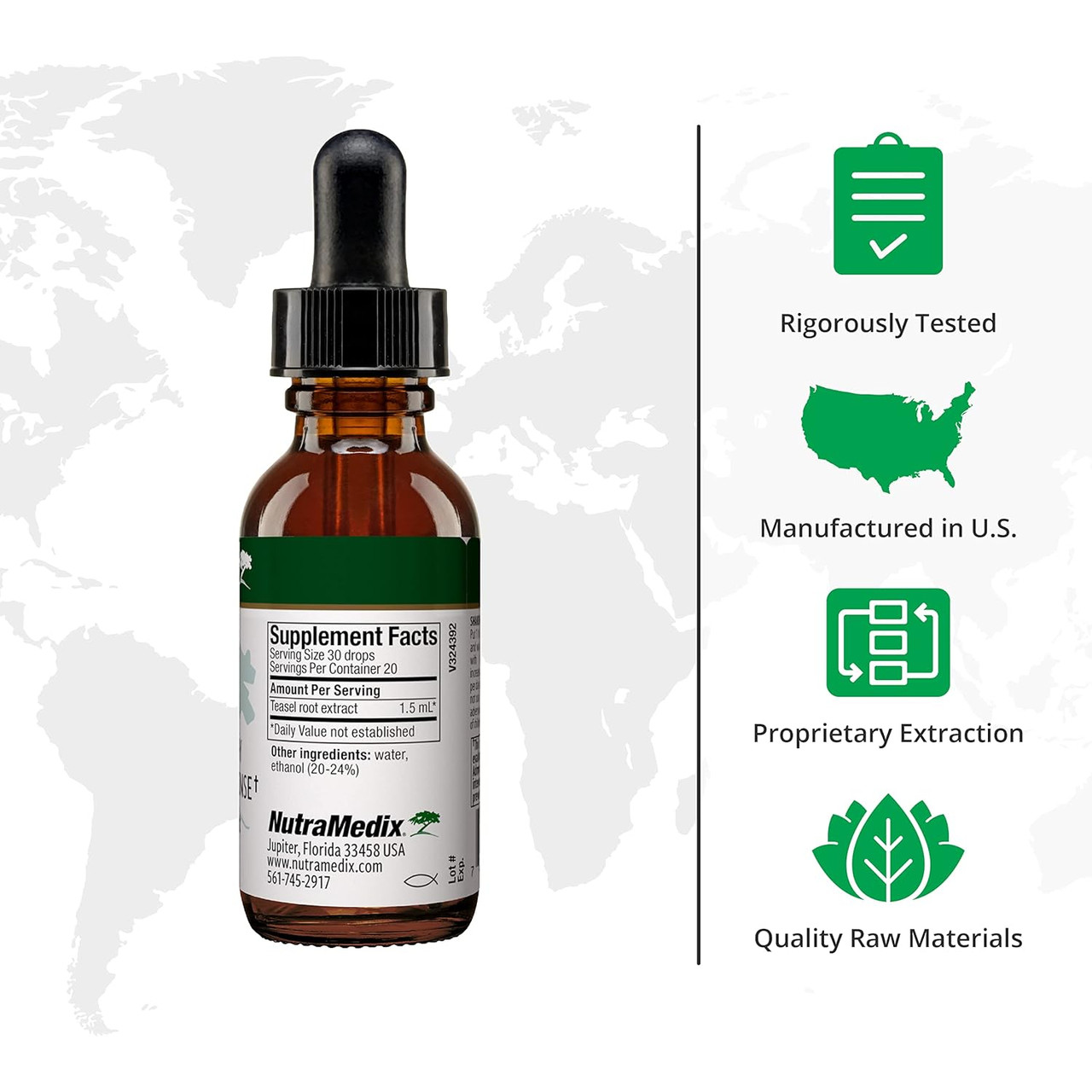 NutraMedix Teasel - 30 Milliliters