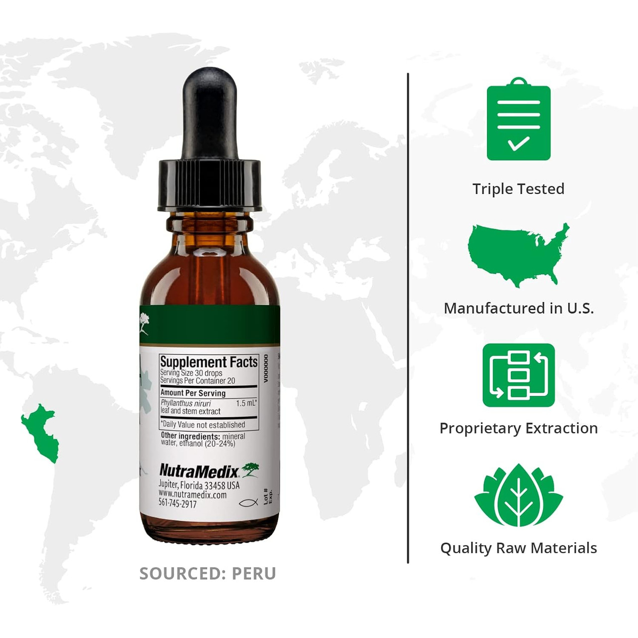 NutraMedix Chanca Piedra Stone Breaker - 30 Milliliters