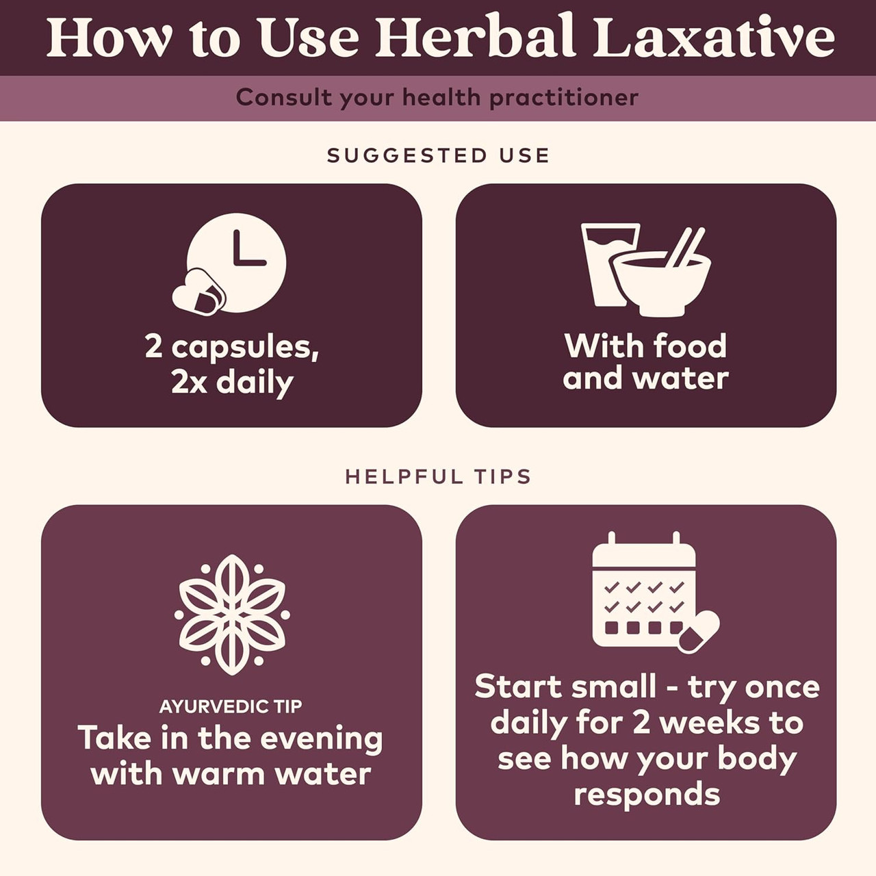 Organic India Herbal Laxative - 60 Capsules