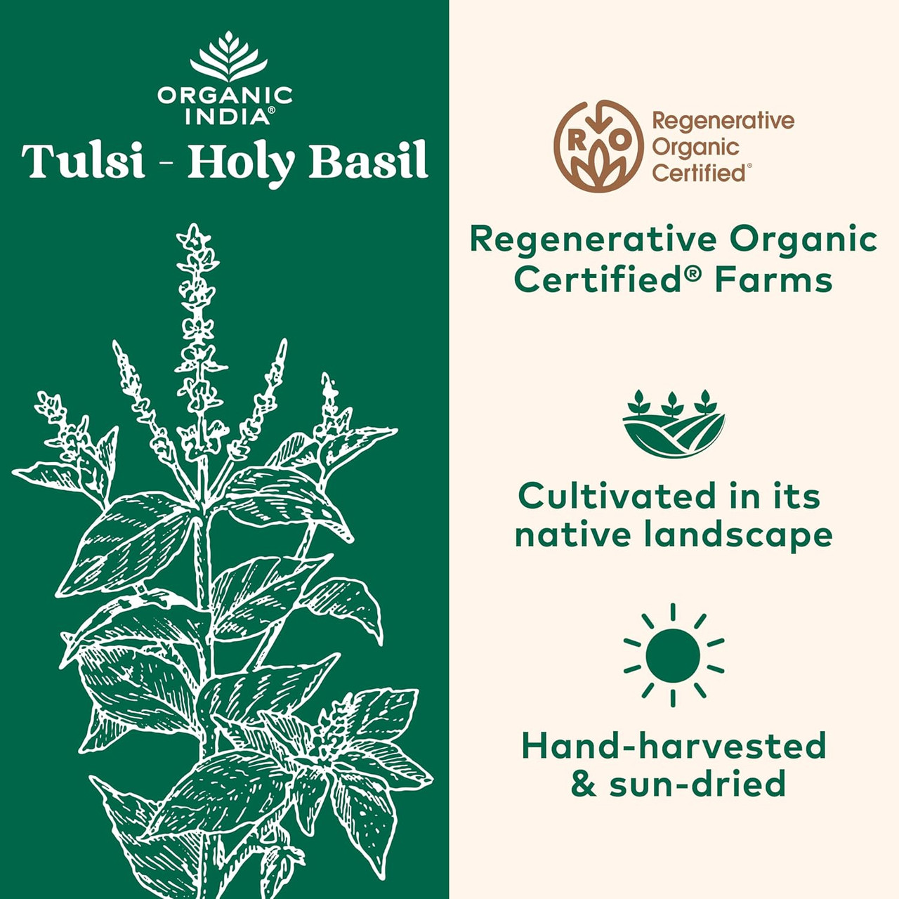 Organic India Tulsi-Holy Basil - 180 Capsules