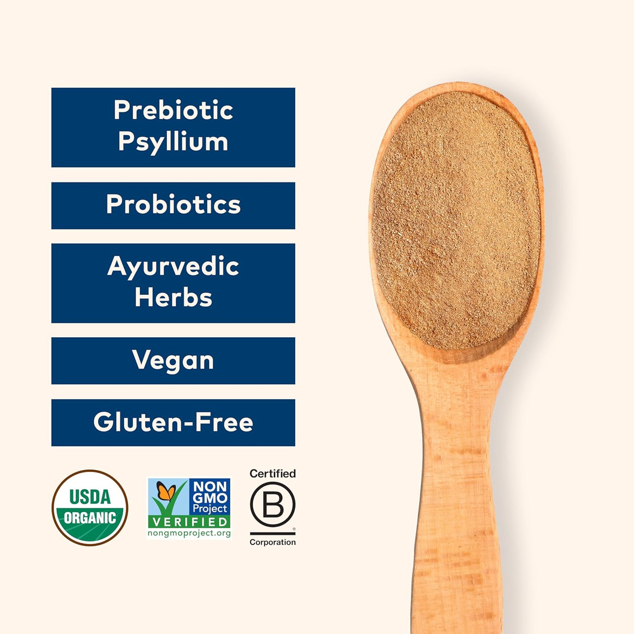 Organic India Psyllium Pre & Probiotic Fiber Original - 283.5 Grams