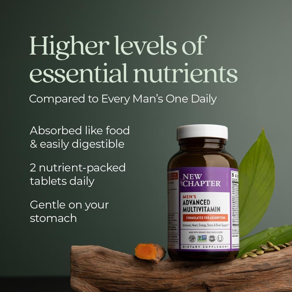 New Chapter Men's Advanced Multi - 120 Tablets