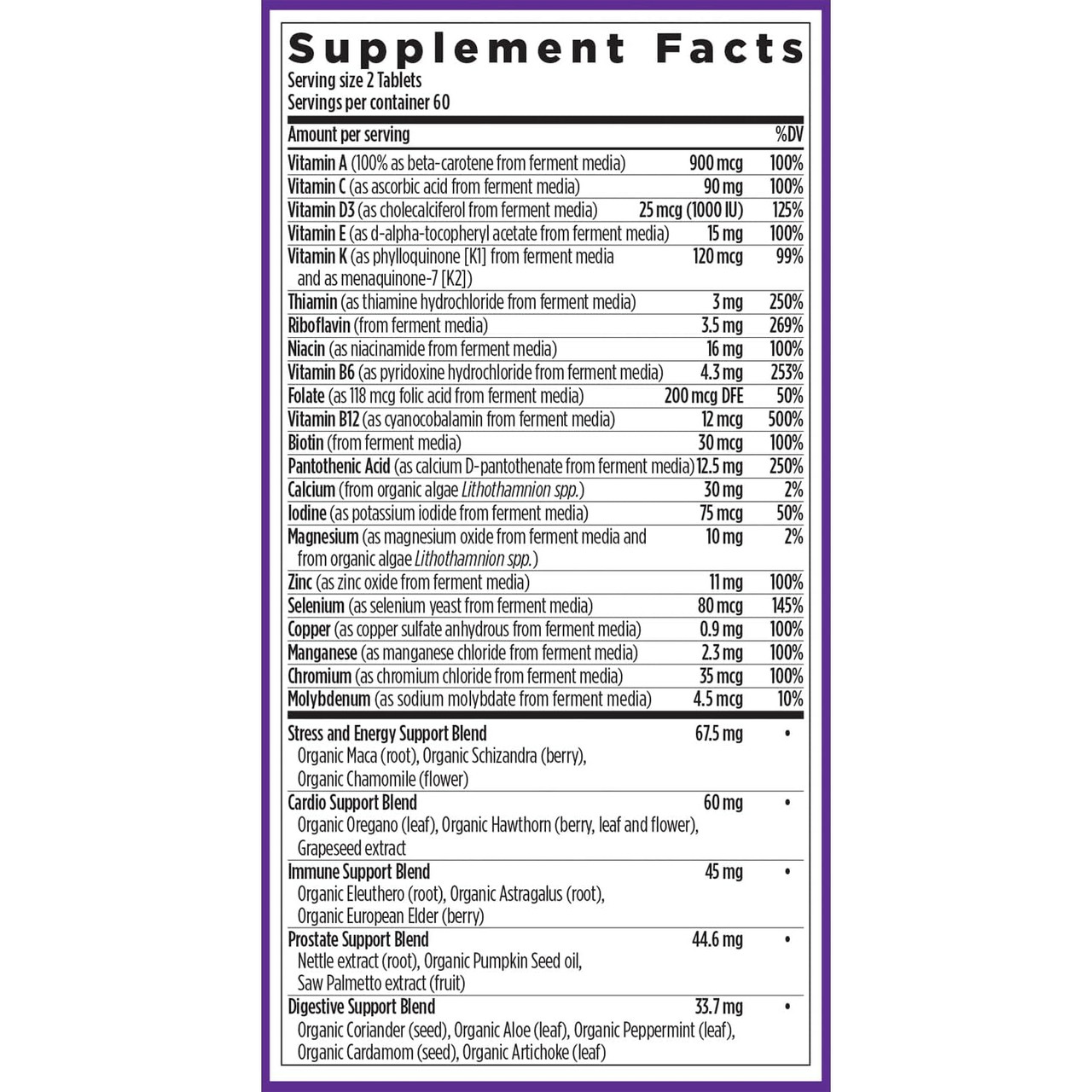 New Chapter Men's Advanced Multi - 120 Tablets