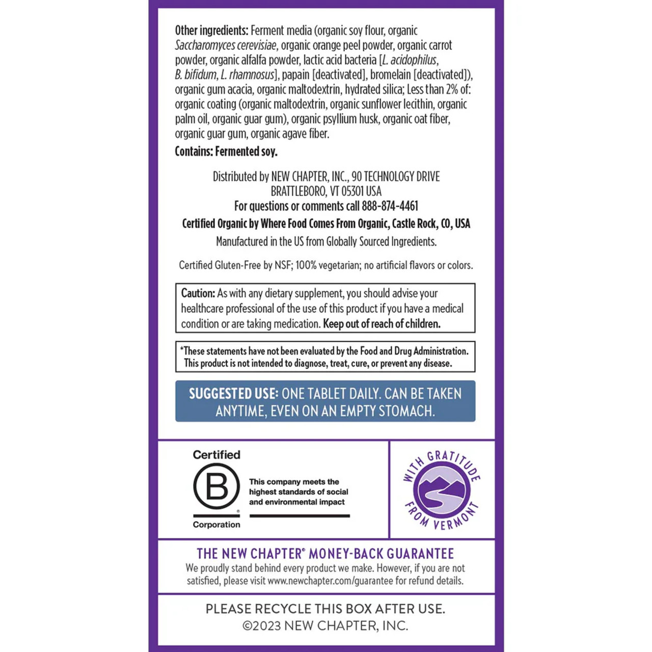 New Chapter Every Man's One Daily 55+